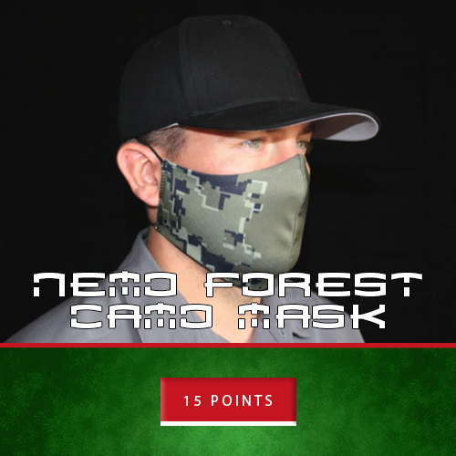 forest camo mask