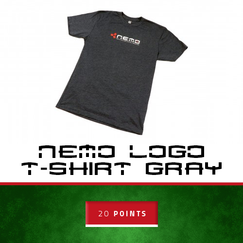 nemo logo gray tshirt