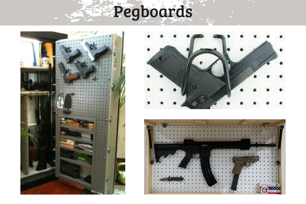 Pegboards in use examples